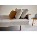 Divano letto Recast con braccioli a due posti - 357 Taura, Off White