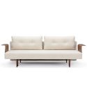 Divano letto Recast con braccioli a due posti - 357 Taura, Off White