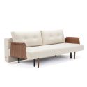 Divano letto Recast con braccioli a due posti - 357 Taura, Off White