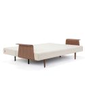 Divano letto Recast con braccioli a due posti - 357 Taura, Off White