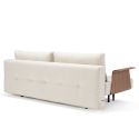 Divano letto Recast con braccioli a due posti - 357 Taura, Off White