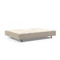 Divano letto matrimoniale su ruote 210 cm Longhorn - 539 Bouclé Beige