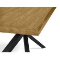 Tavolo da pranzo in legno massello 180 x 90 cm Modern 180