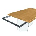 Tavolo da pranzo in legno massello 160 x 90 cm Easy 160